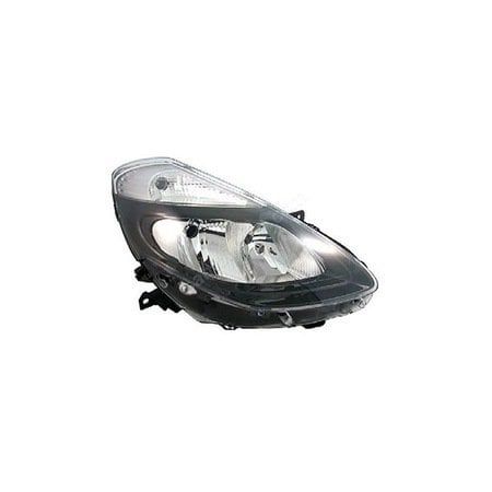 7701072013 RENAULT Clio Clio 3-III Sağ Far Lambası (Gri-Siyah) (2009-2012) 7701072013-260103856R -Depo OEM 7701072013 Oto Mavili