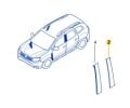 Duster 2-II Arka Sol Kapı Direk Bandı (2018-2023) 822820859R -Renault Mais