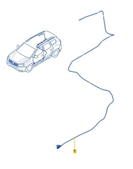 Duster 2-II Yakıt Depo Kapağı Açma Teli (2018-2023) 788221297R -Renault Mais