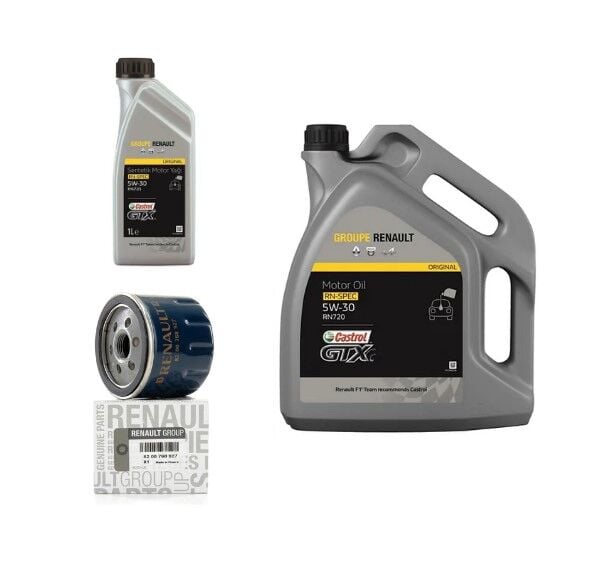 Megane 3-III Fluence Yağ Bakım Seti 1.5 Dci K9K (2008-2016) (Motor Yağı+ Yağ Filtre)