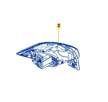 265500193R RENAULT Taliant Sağ Arka Stop Lambası (Ledli) 2020-> 265500193R - Renault Mais OEM 265500193R Oto Mavili