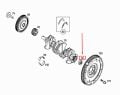 Mercedes Vito Masuralı Bilya (Rulman) A6079810001 -Orijinal Yedek Parça