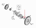 Mercedes Vito Masuralı Bilya (Rulman) A6079810001 -Orijinal Yedek Parça
