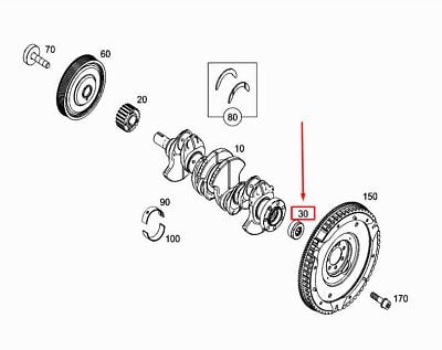 Mercedes Vito Masuralı Bilya (Rulman) A6079810001 -Orijinal Yedek Parça