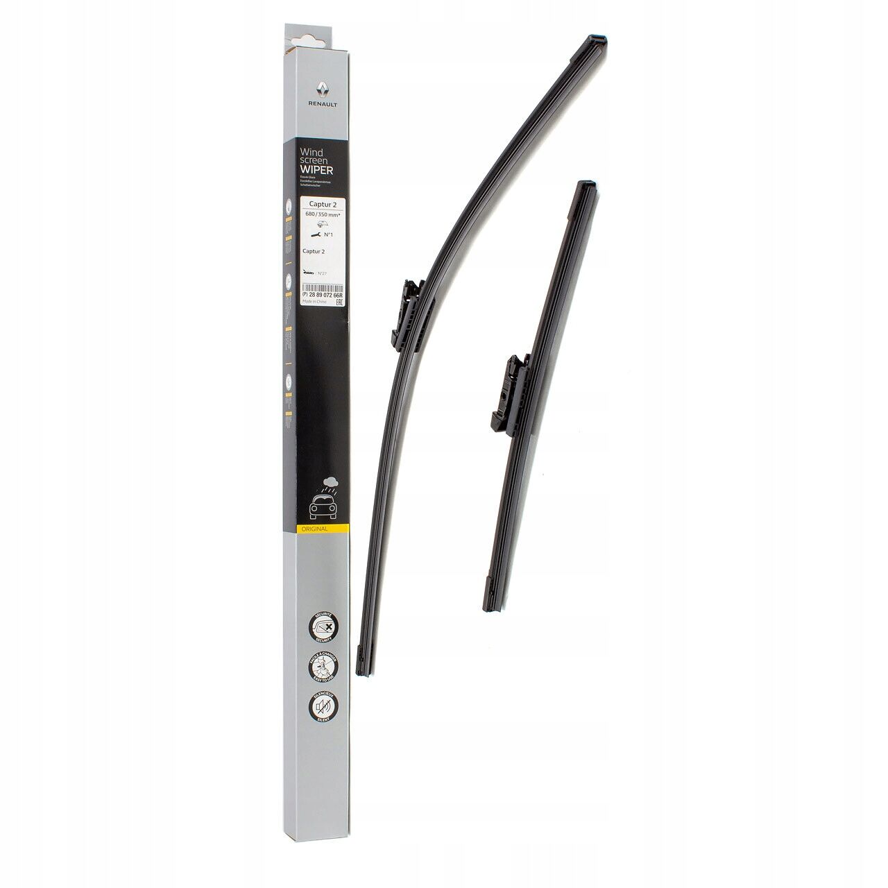 Clio 5-V Ön Silecek (Süpürge) Takımı 2020-> 288907266R-Renault Mais