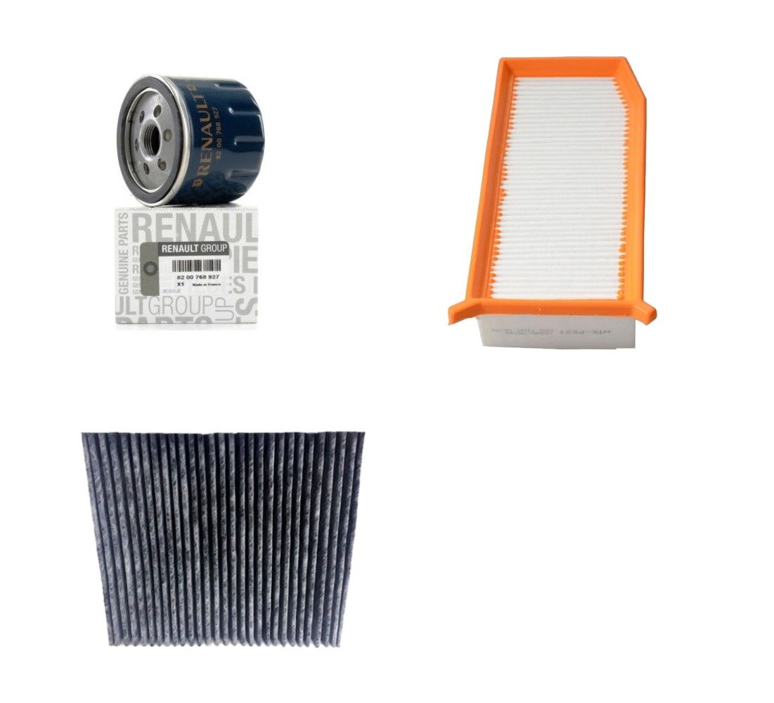 Logan 2-II Sandero 2-II Filtre Bakım Seti 1.5 Dci K9K (2013-2020) (Yağ+Hava+Polen Filtre)