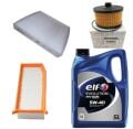 Logan Sandero 2-II Yağ Bakım Seti 0.9 Tce H4B-1.2 Tce H5F (13-20)Motor Yağı+Yağ+Hava+Polen Filtre