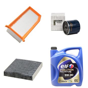 Duster 1-I Yağ Bakım Seti 1.5 Dci K9K (2013-2017) (Motor Yağı+Yağ+Hava+Polen Filtre)