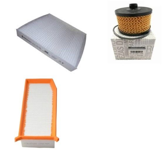 Logan 2-II Sandero 2-II Filtre Bakım Seti 0.9 Tce H4B-1.2 Tce H5F (2013-2020)(Yağ+Hava +Polen Filtre
