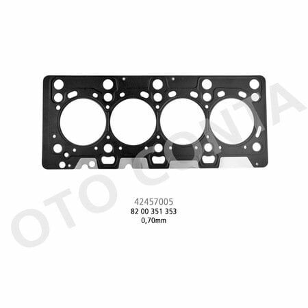 110446505R RENAULT Clio Kango 3-III Laguna 3-III Latitude Silindir Kapak Contası 1.5 Dci K9K (2008-2012) 110446505R-OtoConta OEM 110446505R Oto Mavili