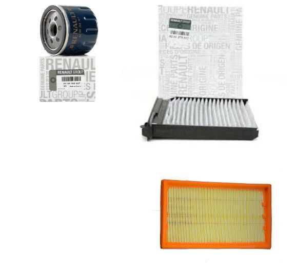 Clio 3-III Modus Filtre Bakım Seti 1.5 Dci K9K (2003-2012)(Yağ +Hava+Polen Filtre)