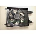 Megane 2-II Scenic 2-II Fan Motor+Pervane+Fan Şasesi (2003-2010) 7701071862-7701071863 -Mga