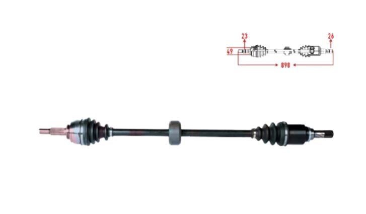 Symbol 2-II Logan 2-II Sandero 2-II Sağ Ön Aks Mekanik 5Vites 1.0 Sce B4D 391007857R-391009727R-Veka