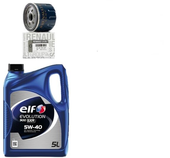 Clio 3-III Modus Yağ Bakım Seti 1.5 Dci K9K (2003-2012)(Motor Yağı+Yağ Filtre )