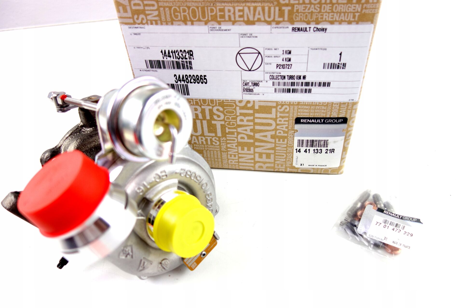 144113321R RENAULT Clio Kango 3-III Clio 2-II Thalia Turbo Salyangozu 1.5 Dci K9K 144113321R -Renault Mais OEM 144113321R Oto Mavili
