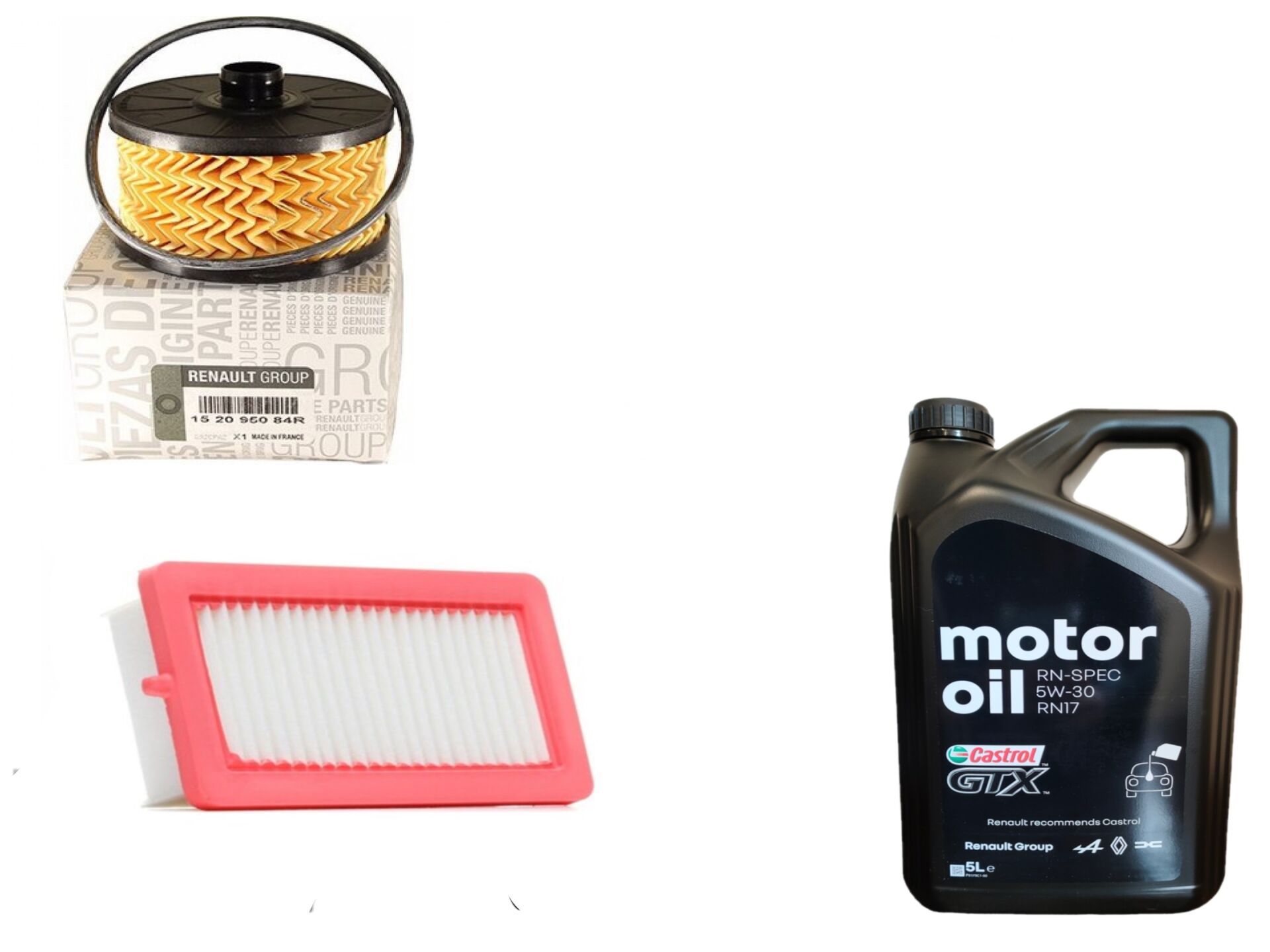 Taliant Sandero 3-III Yağ Bakım Seti 1.0 Tce H4D 2020-> (Motor Yağı+Yağ+Hava Filtre )