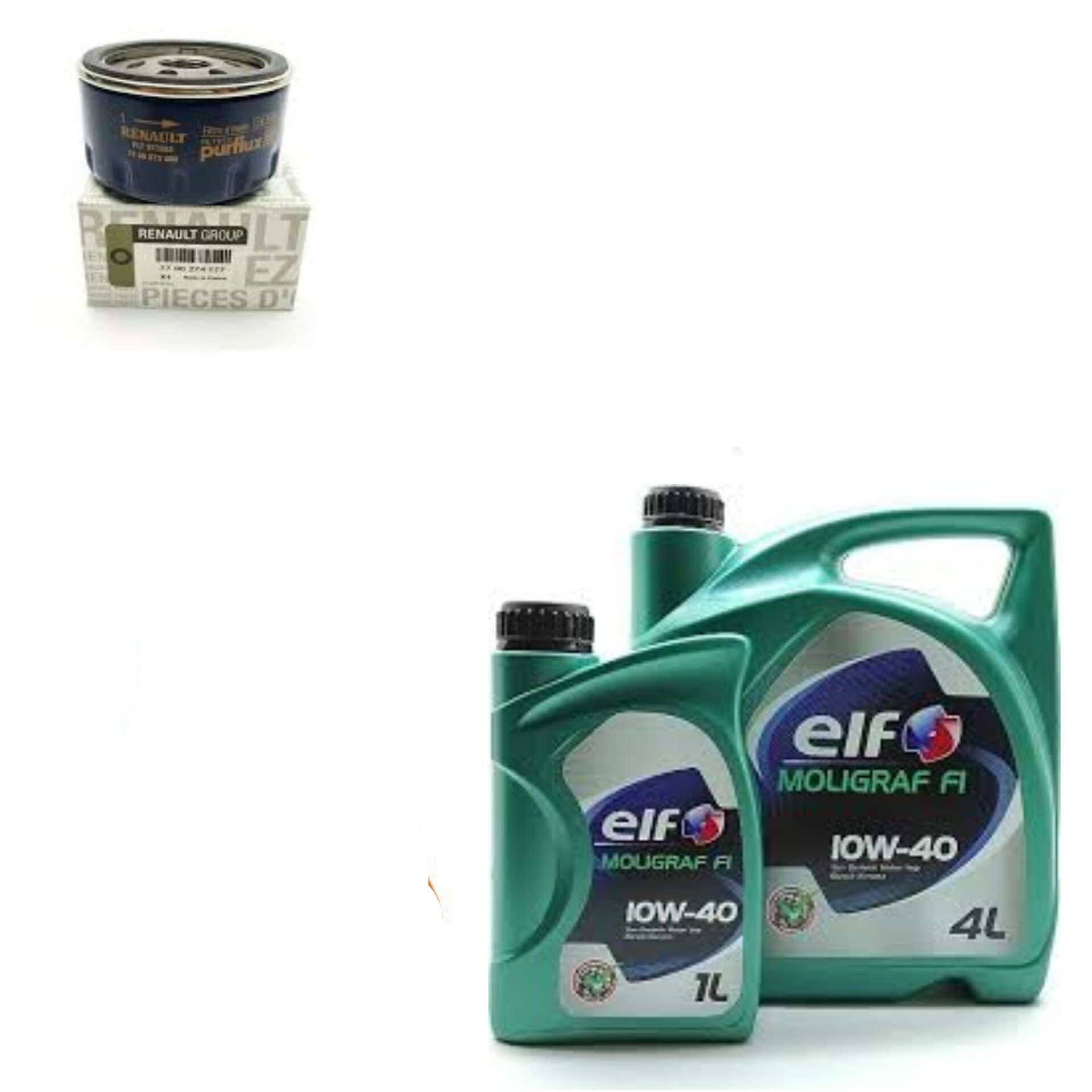 Megane 2-II Yağ Bakım Seti 1.4-1.6-2.0 16V K4J-K4M F4R(2003-2010) (Motor Yağı+Yağ Filtre)