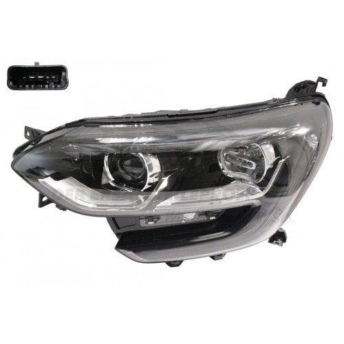 260607159R RENAULT Megane Megane 4-IV Sol Far Lambası Ledli Orta Paket (2016-2019) 260607159R-260607505R -Depo OEM 260607159R Oto Mavili