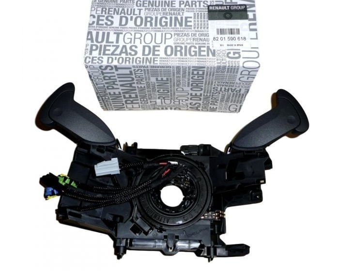 7701059692 RENAULT Clio Clio 3-III Direksıyon Alt Kumanda Suportu (Kontaktör) (2004-2012) 7701059692-8201590618-Renault Mais OEM 7701059692 Oto Mavili