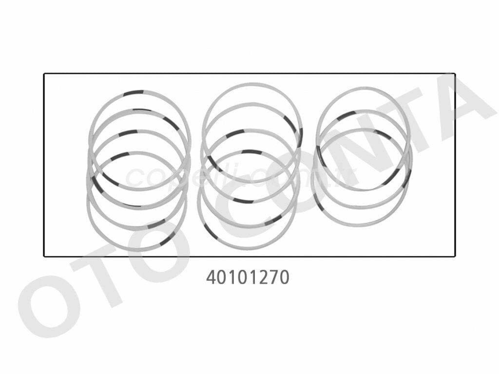 40101270 RENAULT R12 1300 Gömlek Contası Takım 40101270 -Oto Conta OEM 40101270 Oto Mavili