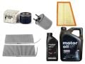 Kangoo 3-III Yağ Bakım Seti 1.5 Dci K9K  (2013-2020) (Motor Yağı+Yağ+Hava+Polen+ Mazot Filtre )