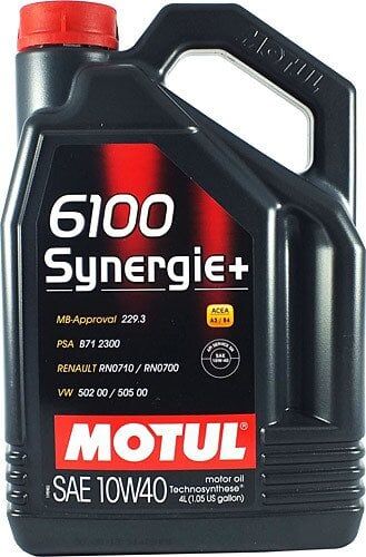 1764304920 RENAULT Motor Yağı 4LT 10W/40 Synergie+ 6100 -Motul OEM 1764304920 Oto Mavili