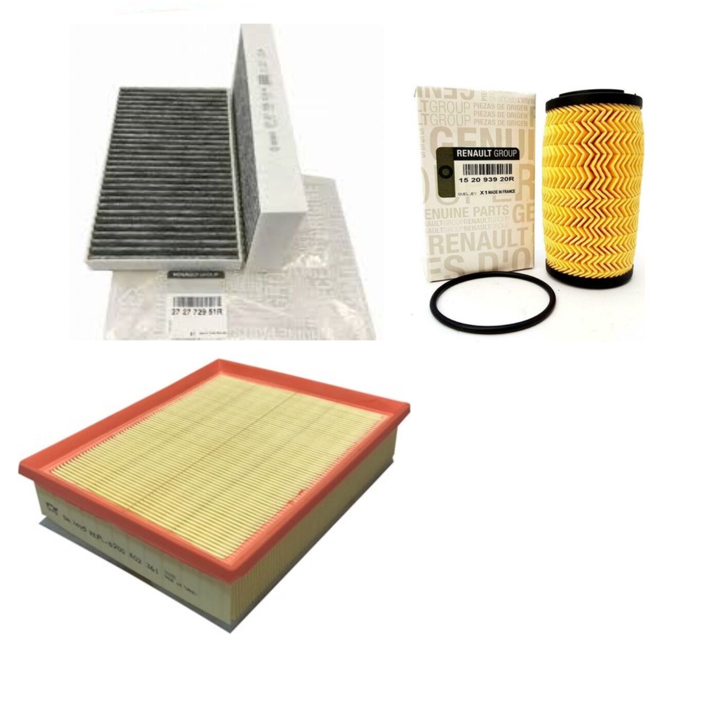 Laguna 3-III Filtre Bakım Seti 2.0 Dci M9R (2007-2015) (Yağ+Hava+Polen Filtre )