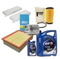 Latitude Yağ Bakım Seti 2.0 Dci M9R (2007-2015) (Motor Yağı+Yağ+Hava+Polen+Mazot Filtre)