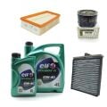 Scenic 2-II Yağ Bakım Seti 1.6-2.0 16V K4M F4R(2003-2010) (Motor Yağı+Yağ+Hava+Polen Filtre)