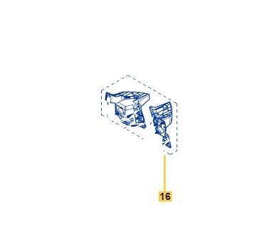 Austral Arka Stop Alt Bağlantı Braketi (Sağ-Sol) 850458750R - Renault Mais
