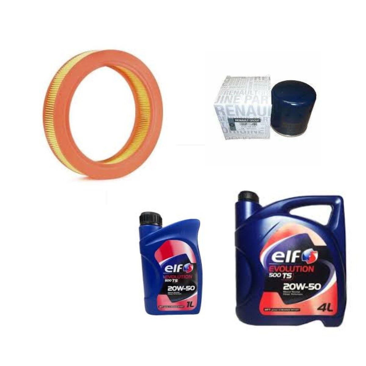 2394727 RENAULT R11 Rainbow Yağ Bakım Seti 1.600 8V C2L (Motor Yağı+ Yağ+ Hava Filtre) OEM 2394727 Oto Mavili