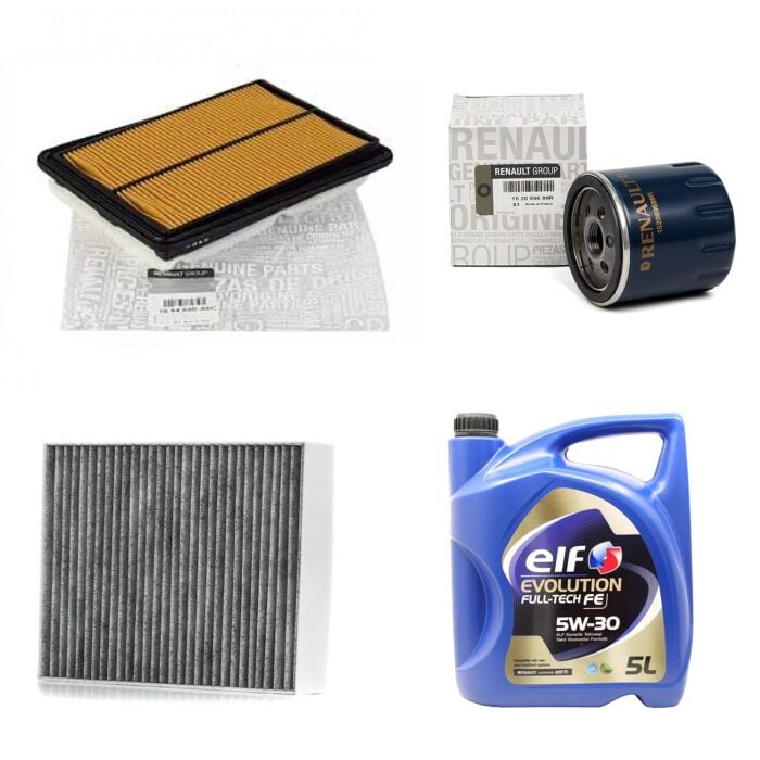 Kadjar Yağ Bakım Seti 1.5 Dci K9K (2013-2022) (Motor Yağı+Yağ+Hava+Polen Filtre )