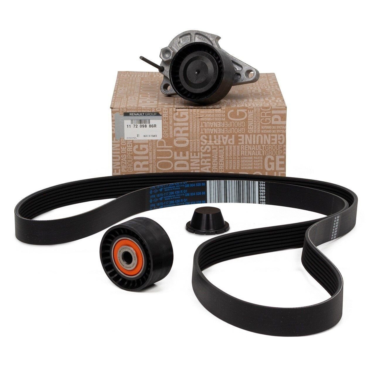 Megane 4-IV Talisman Alternatör V Kayış Seti 1.6 Dci R9M 117209886R -Renault Mais