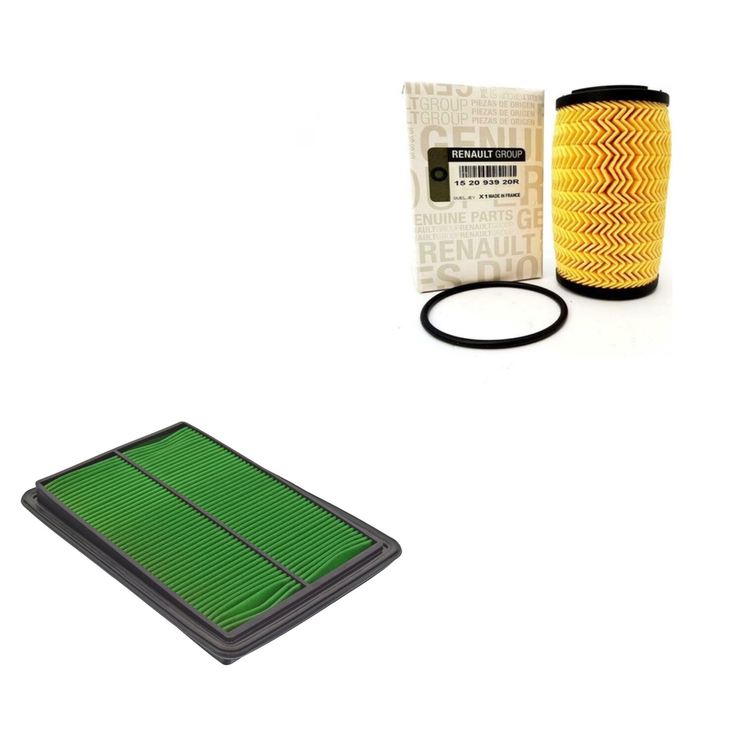 Kadjar Filtre Bakım Seti 1.6 Dci R9M (2013-2022) (Yağ+Hava Filtre )