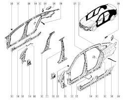 Talisman Arka Sol Çamurluk 760311424R-760234681R -Renault Mais