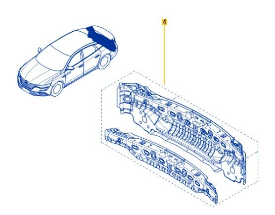 Talisman Arka Panel Etek Sacı 791006330R -Renault Mais