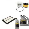Kadjar Yağ Bakım Seti 1.3 Tce H5H (2013-2022) (Motor Yağı+Yağ+ Hava Filtre)