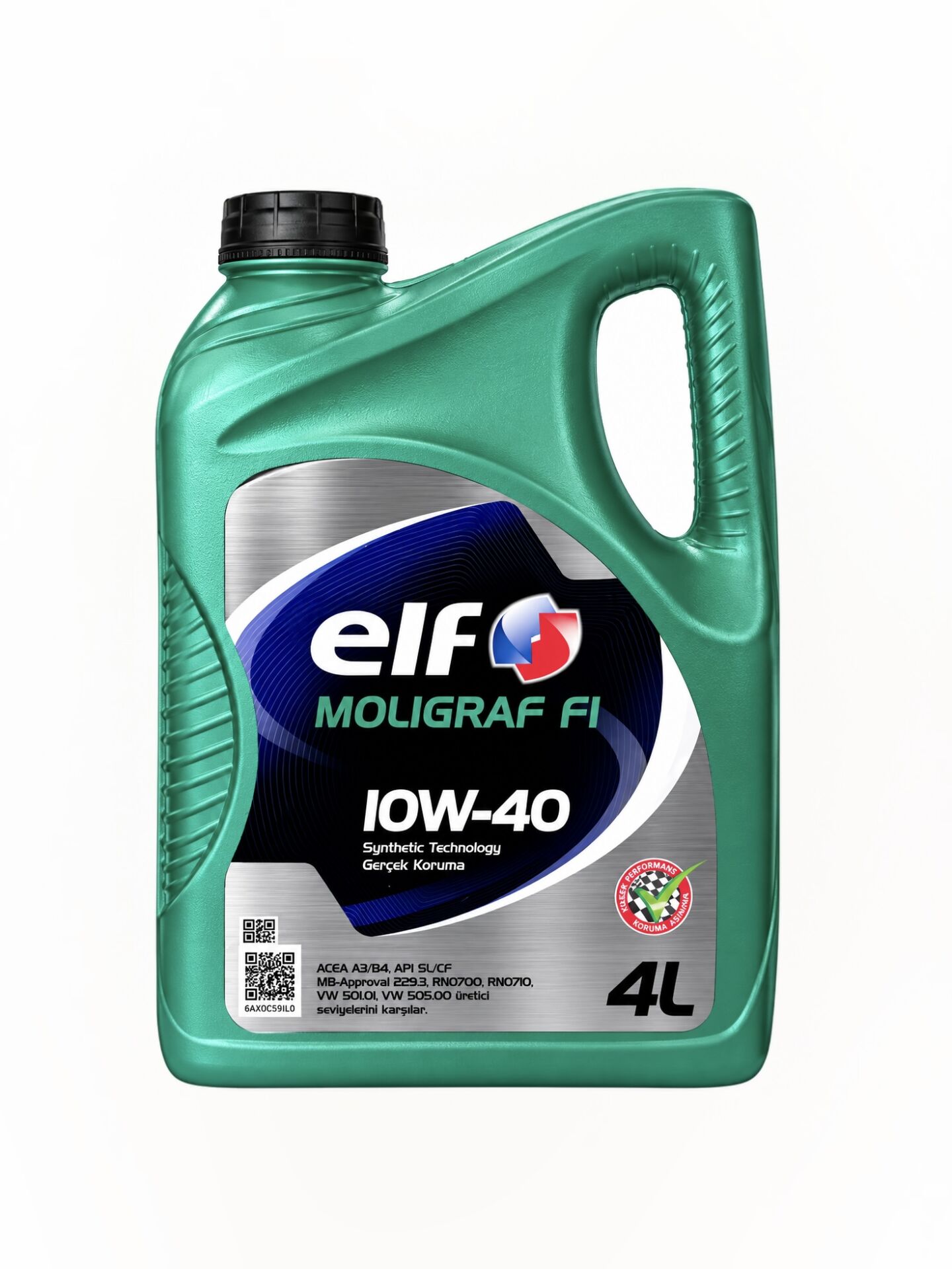 Elf Moligraf F1 10W-40 Yarı Sentetik Motor Yağı 4 Lt -Elf