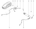 Talisman Arka Amortisör Kablosu (2015-2022) 240N55543R-240N54961R -Renault Mais
