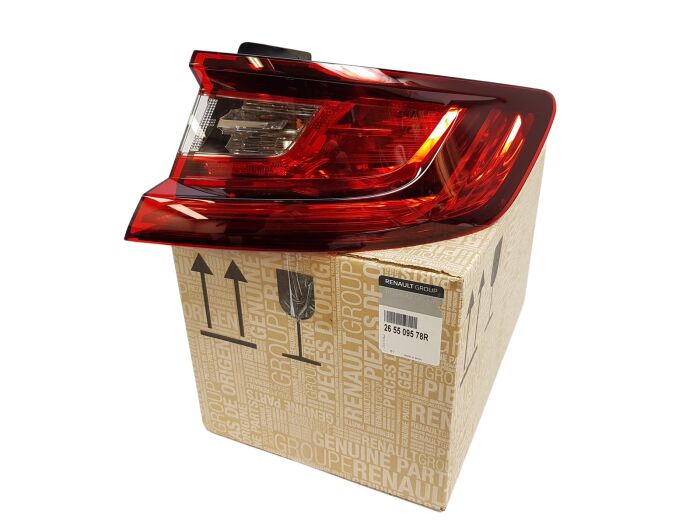 265509578R RENAULT Megane Megane 4-IV Hatcback Sağ Dış Stop Lambası (2016-2019) 265509578R -Renault Mais OEM 265509578R Oto Mavili